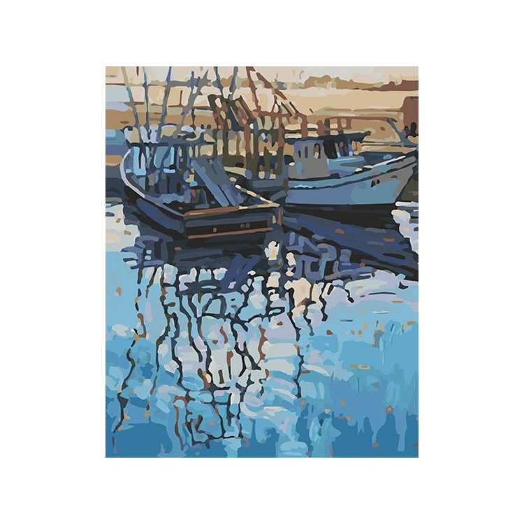 Painting by Numbers Fisherman Coast 50x40cm T50400247