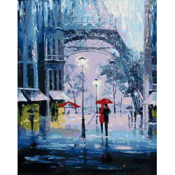 Painting by numbers Rain of Romance 50x40cm T50400251