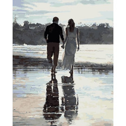 Painting by Numbers kit Sea Walk 50x40cm T50400288