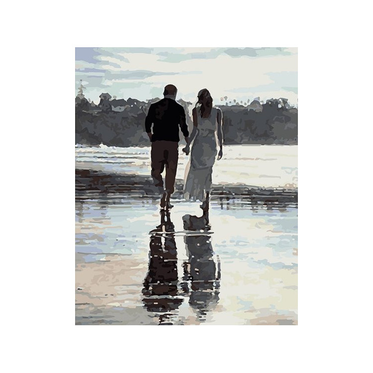 Painting by Numbers kit Sea Walk 50x40cm T50400288