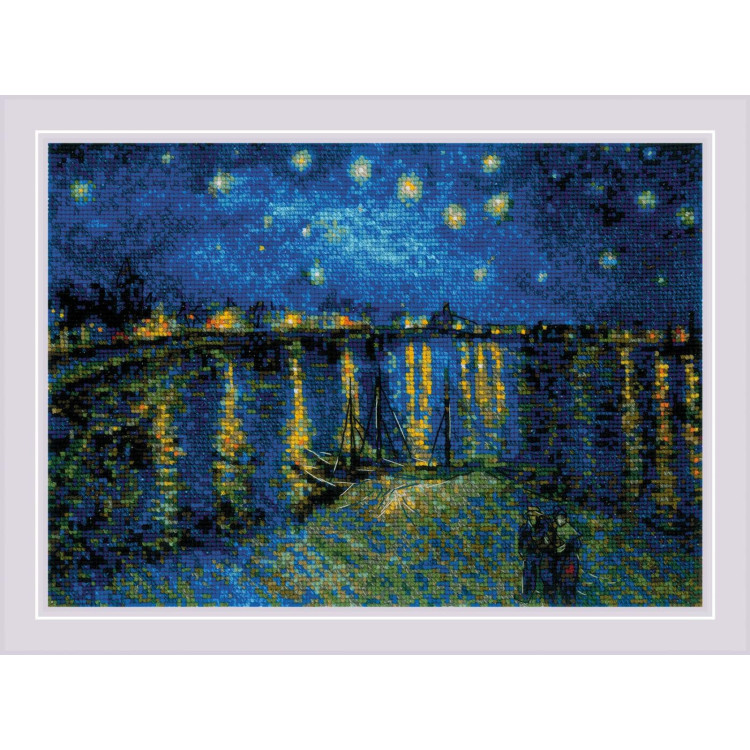 Starry Night Over the Rhone after Van Gogh's Painting SR1884