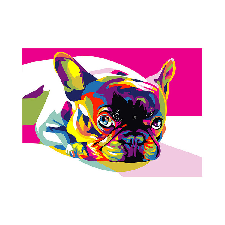 Painting by Numbers French Bulldog A4 29,7x21cm TA40111