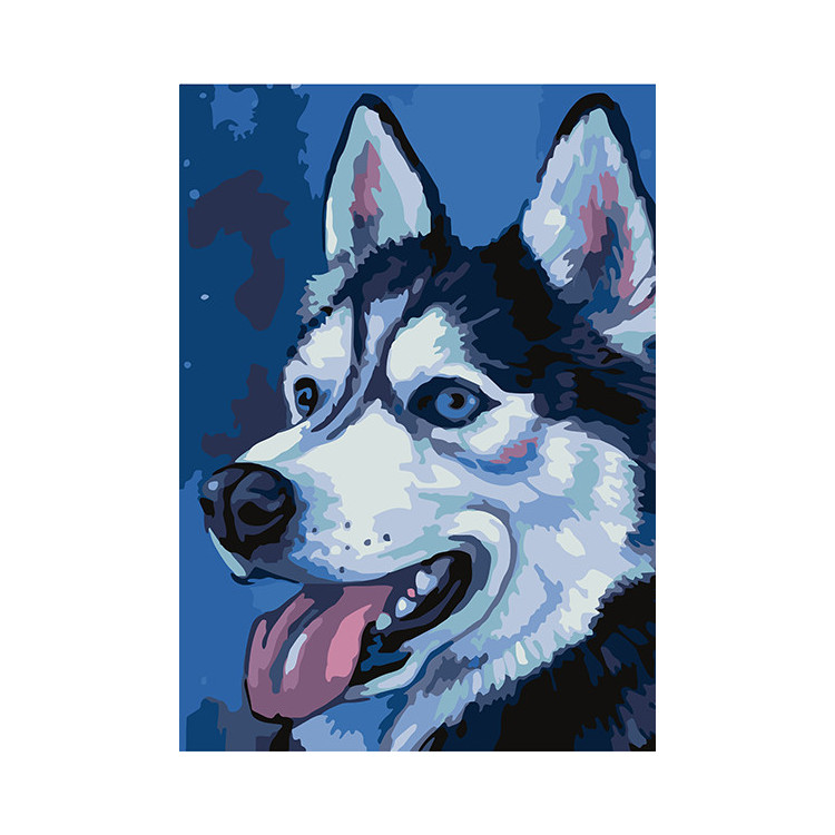 Painting by Numbers Husky A4 29,7x21cm TA40126