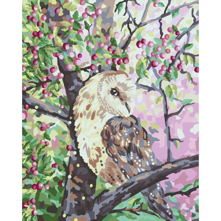 Owl. After Kate Shi 40x50 cm W007