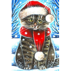 Christmas Cat WD2436