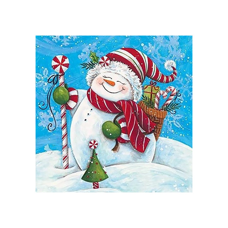 Snowman with Gifts WD2444