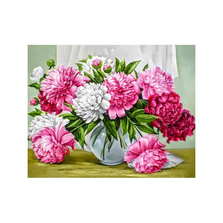 Vibrant Peonies 48*38 cm WD2352