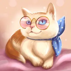 Fluffy Kitty WD2450