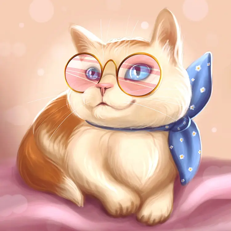 Fluffy Kitty WD2450