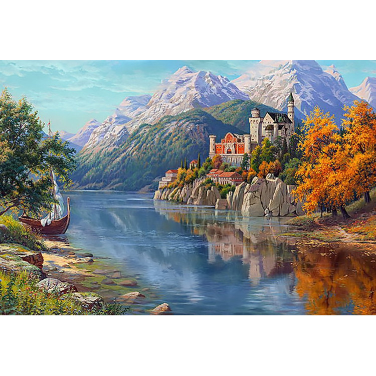 Castle in the Mountains 100х68 cm WD2461