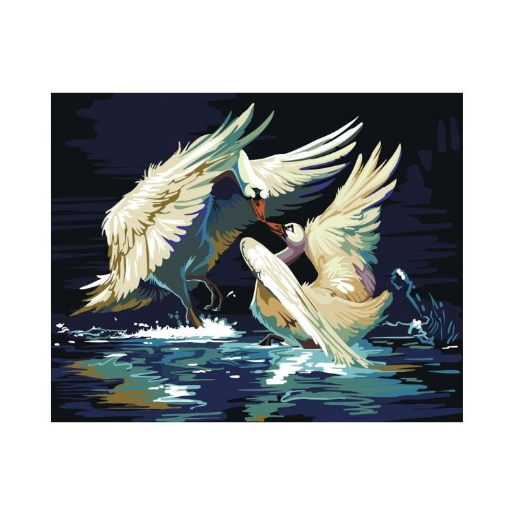 Paint by Numbers Kit Dance of the Swans T40500065