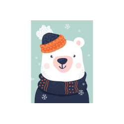 Snow Bear 15*20 cm WD2538