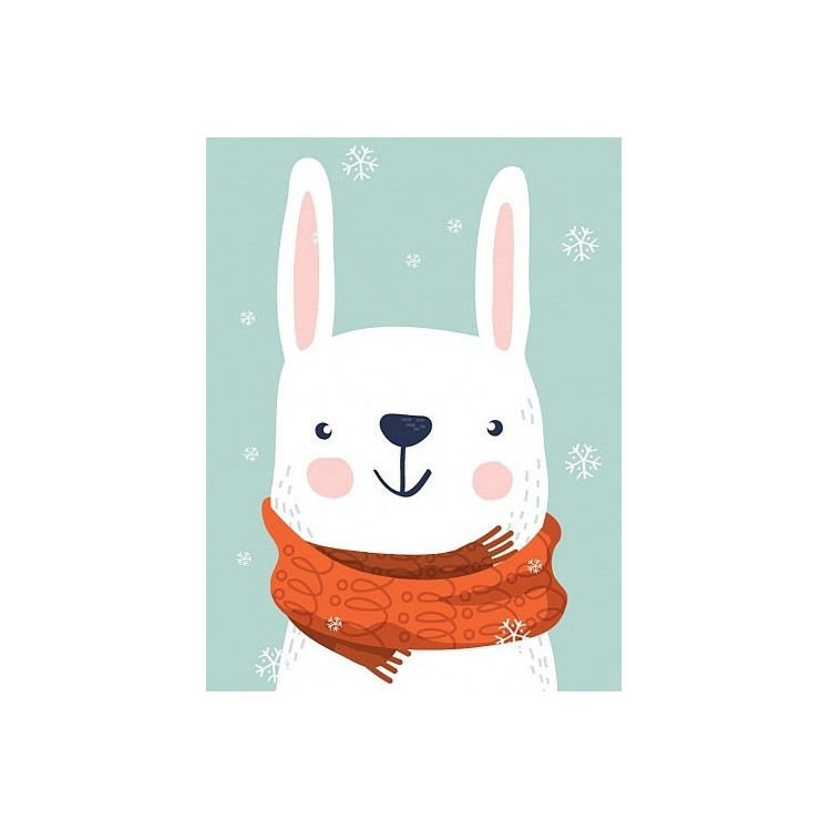 Snow Hare 15*20 cm WD2539