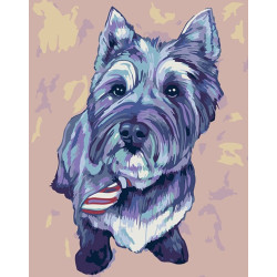 Painting by Numbers Kit Cairn Terrier 16.5x13 cm T16130068