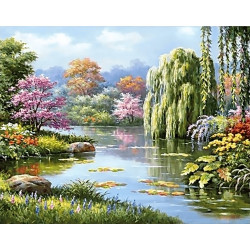 Springs Hidden Pond 48*38 cm WD090