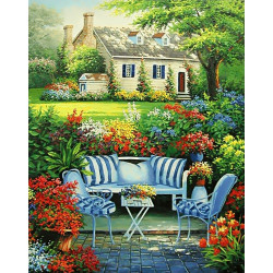 Flower Garden 38*48 cm WD097