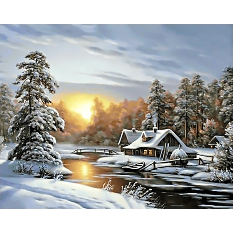 Winter Sunrise  48*38 cm WD105