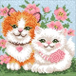 Kittens in Love 20*20 cm WD2382