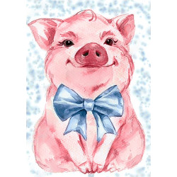 Cute Piggy  20*30 cm WD2289