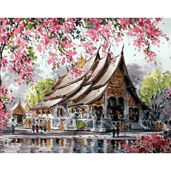 Pagoda 48*38 cm WD129