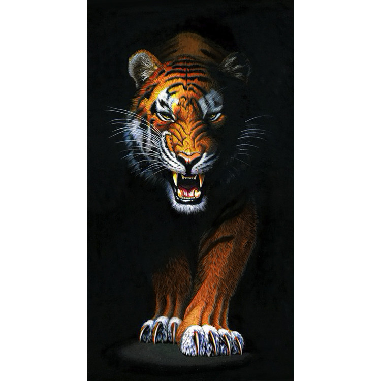 copyright (SALE) Stalking Tiger 38*70 cm WD2408