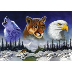 copyright (SALE) American Wildlife 70*48 cm WD2412