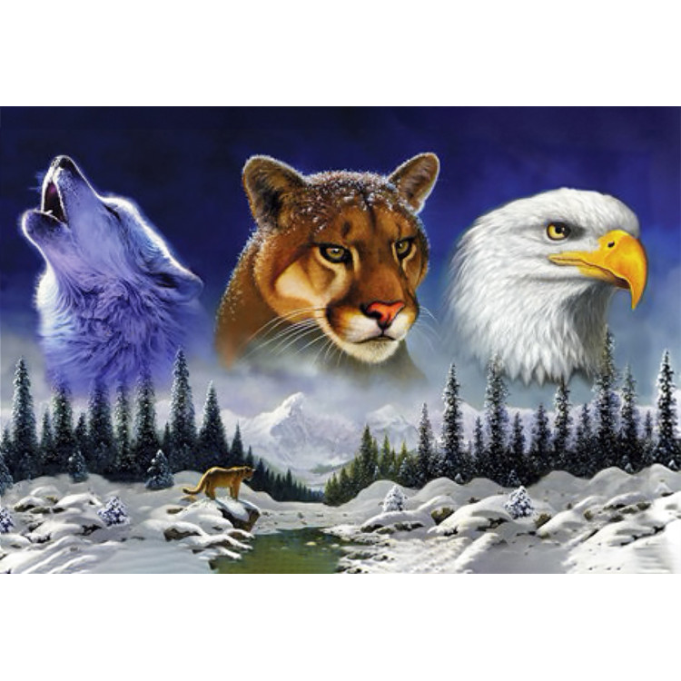 copyright (SALE) American Wildlife 70*48 cm WD2412