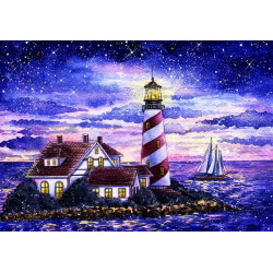 Lighthouse at dawn 100*70 cm  WD2590