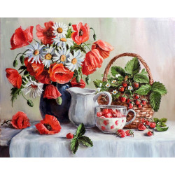 POPPIES AND STRAWBERRIES WD2619