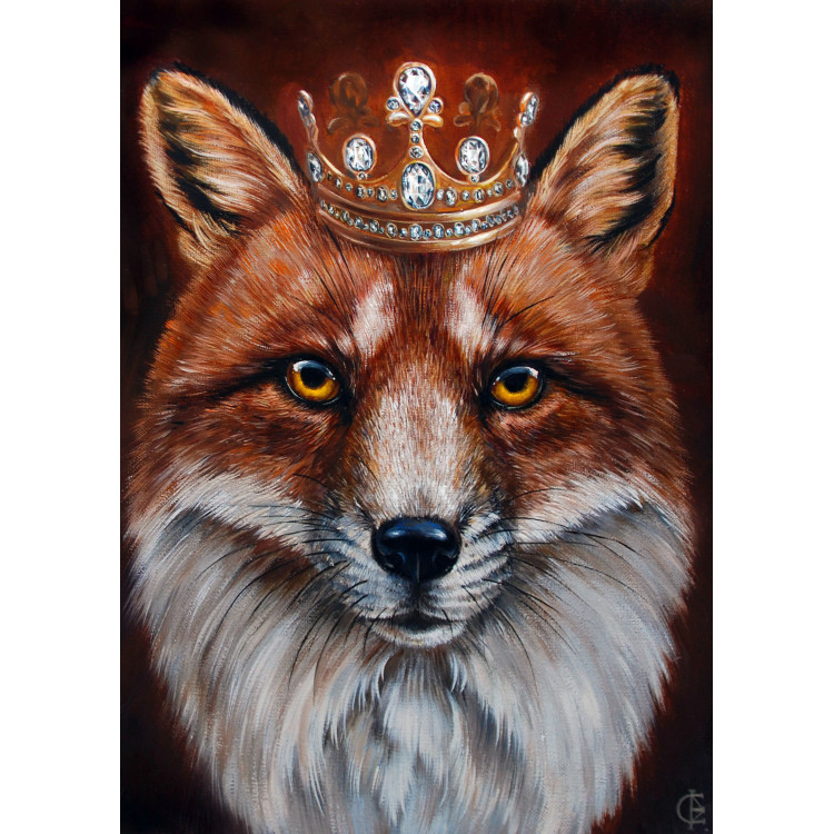 (Discontinued, SALE) Fox King 27x38 cm WD2467