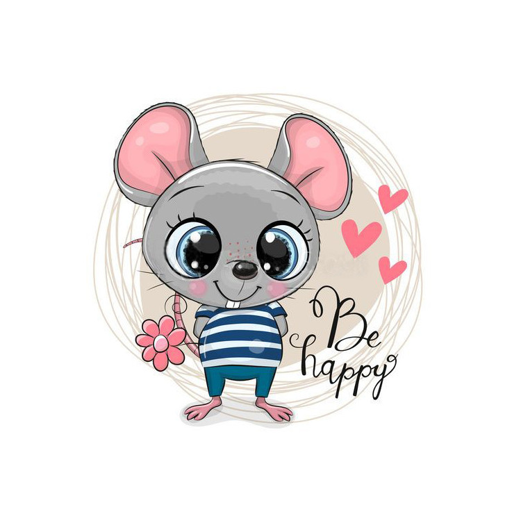 Little Mouse 20*20 cm WD2477