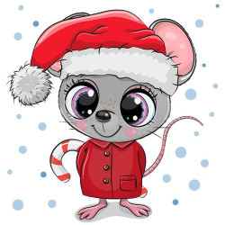 Christmas Mouse WD2478