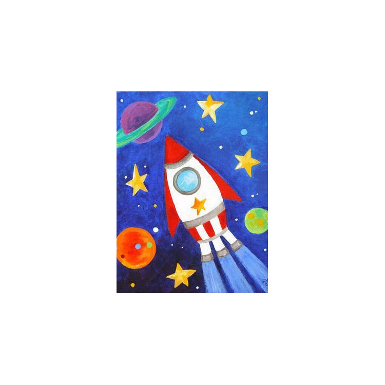 Space Ship 15*20 cm WD275