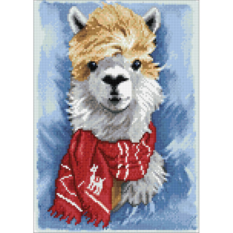 Lama with Scarf WD2512