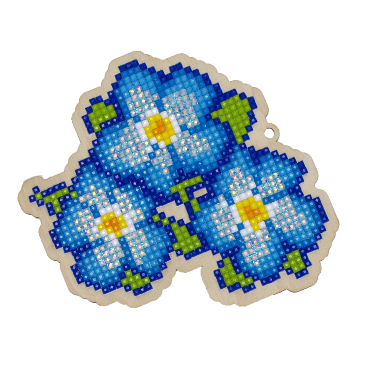 (Box edition) Blue Pansies WW161