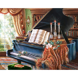 SALE (Discontinued) Old Piano 48 х 38 cm WD253