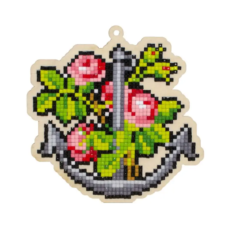 Anchor and Flowers  WWP303