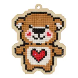Teddy Bear Heart WWP325