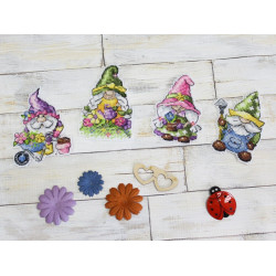 Garden gnomes. Magnets SR-717