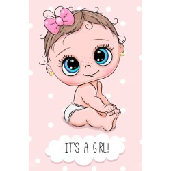 It's a girl 20x30 WD3029