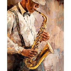 The saxophone player 40x50 WD3033