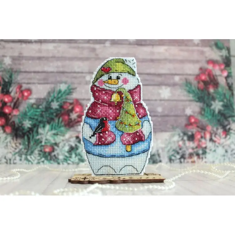 Snowman with Christmas tree SR-843 Snowman with Christmas tree SR-843