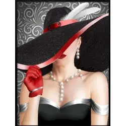Lady Pearl 30*40 cm AM1858