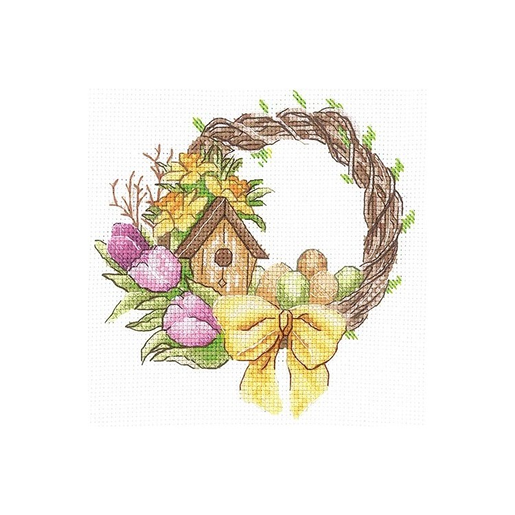 Spring wreath SANV-36