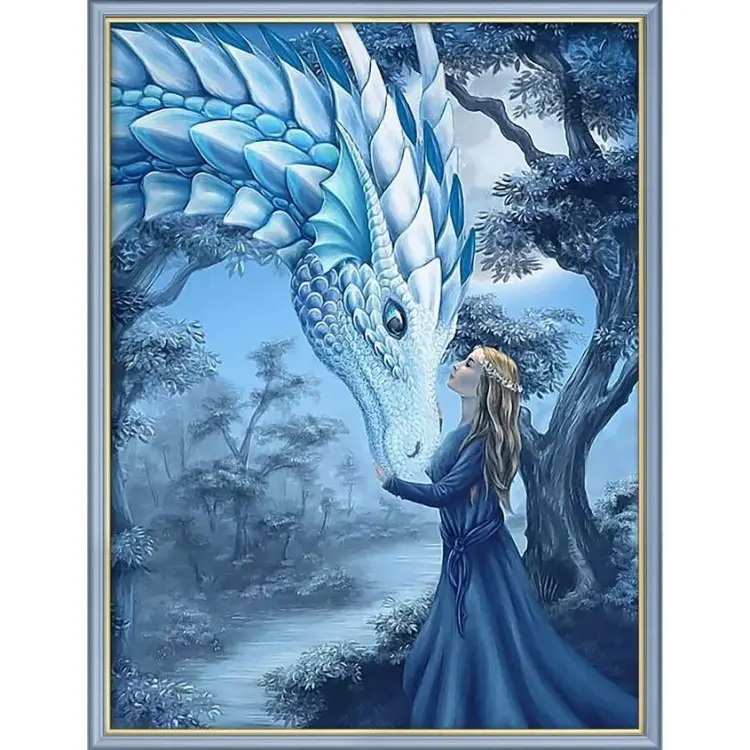 The Girl and the Dragon 30*40 cm AM1971