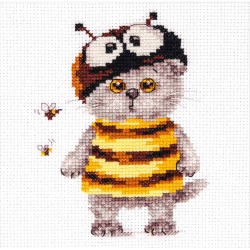 Cross-stitch kit "Cat Basik. Bee" S0-229