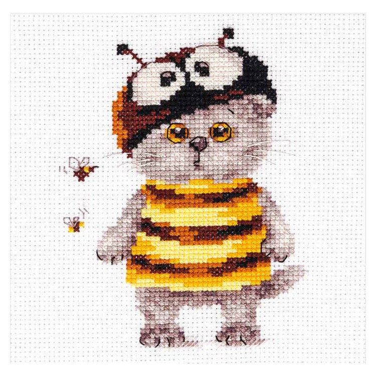 Cross-stitch kit "Cat Basik. Bee" S0-229