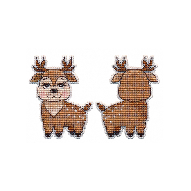 Cross-stitch kit "Christmas tree toy. Fawn" S1504