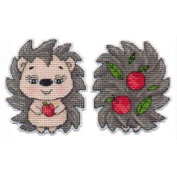 Cross-stitch kit "Christmas tree toy. Hedgehog" S1505