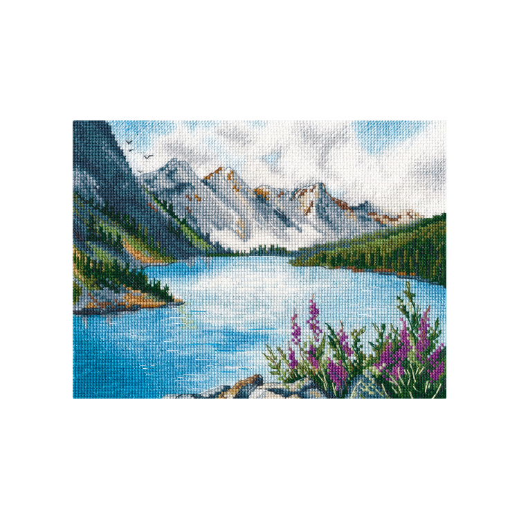 Cross-stitch kit "Mountain Lake" S1506